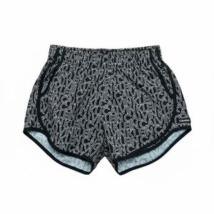 Calvin Klein Performance Womens Black White Logo Print Running Shorts Medium